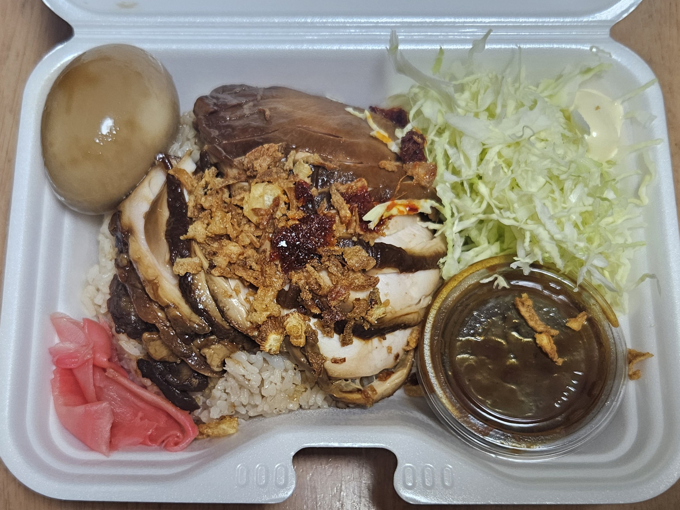 夙川鶏飯　料理