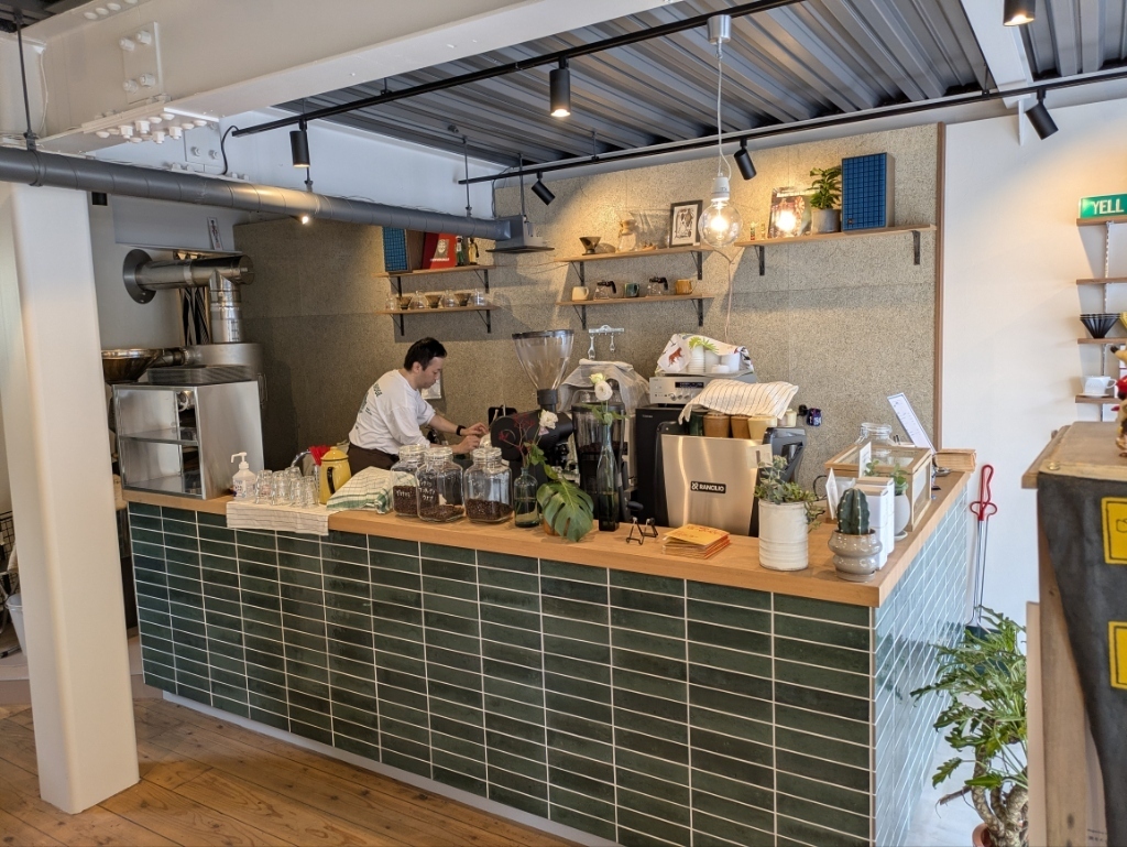 エールブリッジコーヒーロースター 店内
